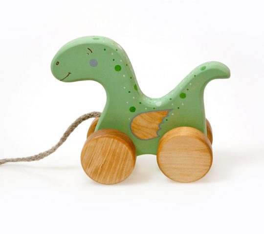 Wooden Dinosaur Toy is one of our pull toys for toddlers made of natural materials. This is natural wood toy, safe and beautiful friend to your child.